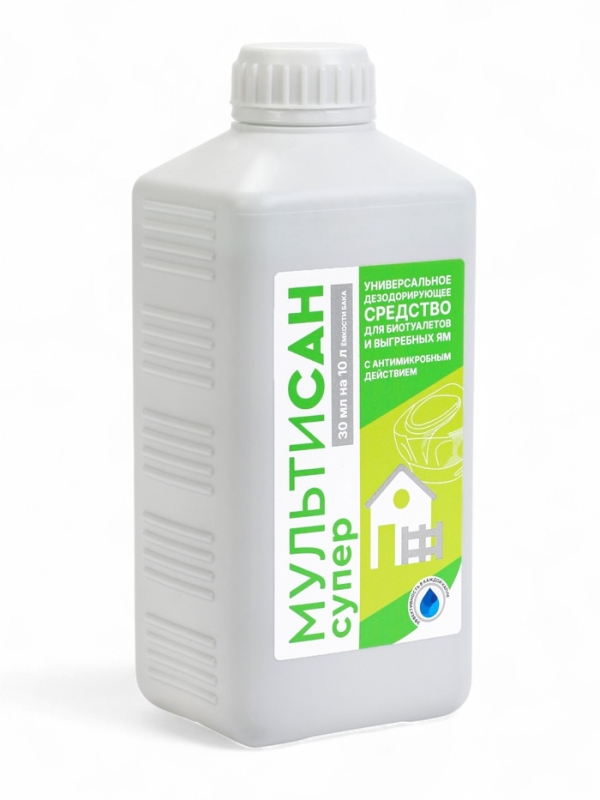 Жидкость для биотуалета универсальная &laquo;Мультисан Супер&raquo;, концентрат, 1 л