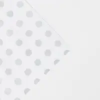 Бумага упаковочная тишью &laquo;Горох, серебро&raquo;, 50 х 70 см