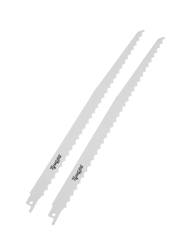 Полотна по дереву для сабельной пилы ТУНДРА, HCS, 275/300 х 8.5 мм, 2 шт.