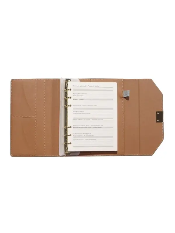 Органайзер на кольцах, C6, с клапаном, 80л, линия, к/зам, Серый