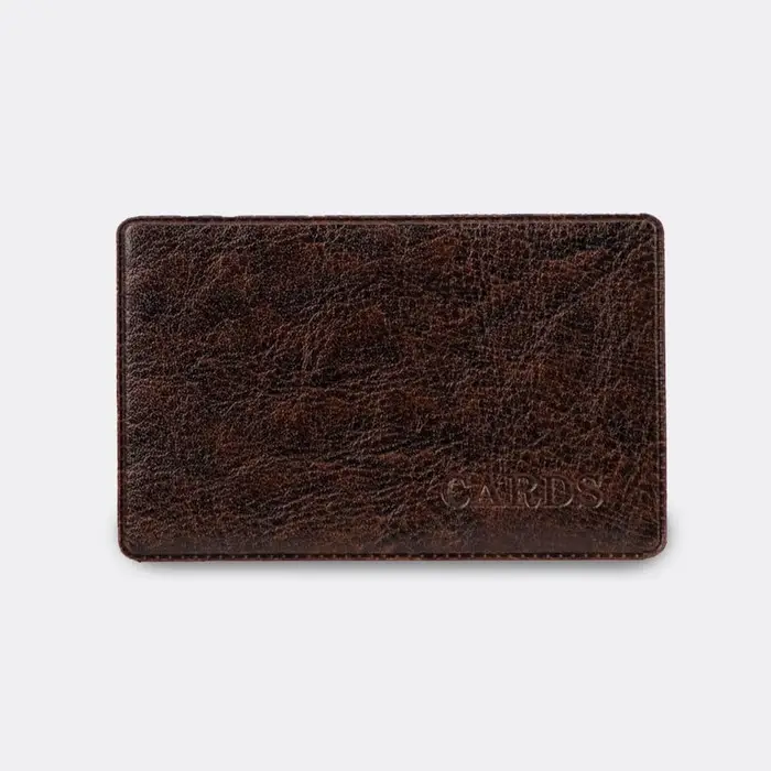 Обложка для проездного, пропуска, цвет коричневый