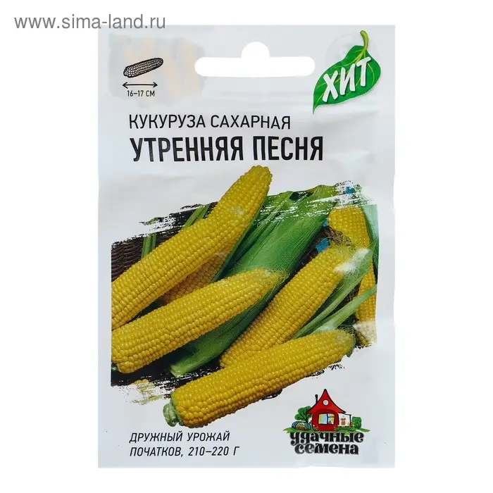 Семена Кукуруза сахарная "Утренняя песня", ц/п,  5 г  серия ХИТ х3