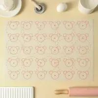 Силиконовый коврик армированный &laquo;Макарон.Ушки&raquo;, 42&times;29,5 см