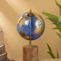 Глобус сувенирный 15х13х24 см, подставка дерево