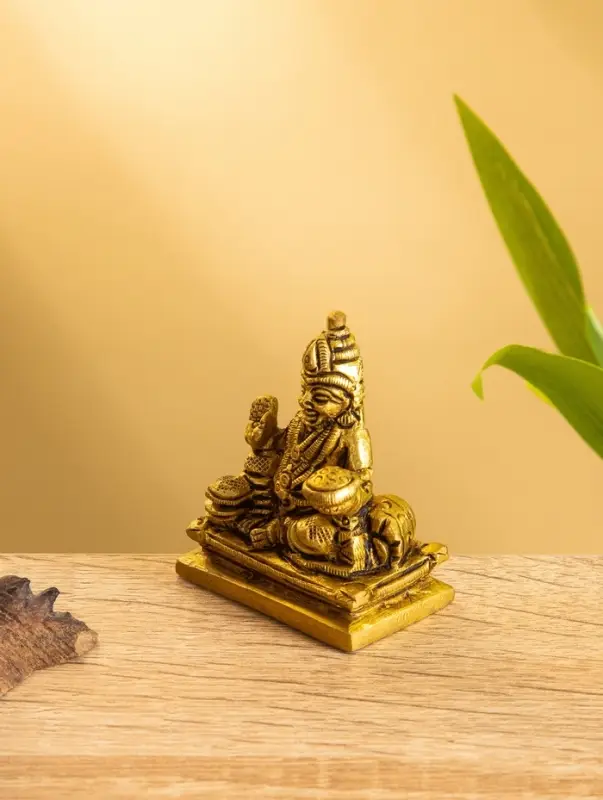 Сувенир "Лакшми" латунь 4,5х2,5х5,5 см