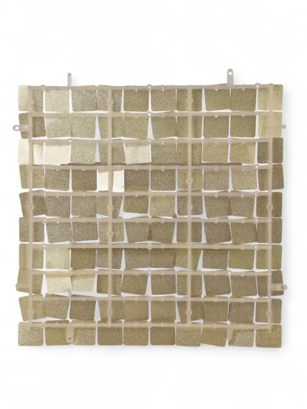 Панель с пайетками для фотозоны 30*30 см золото с блёстками