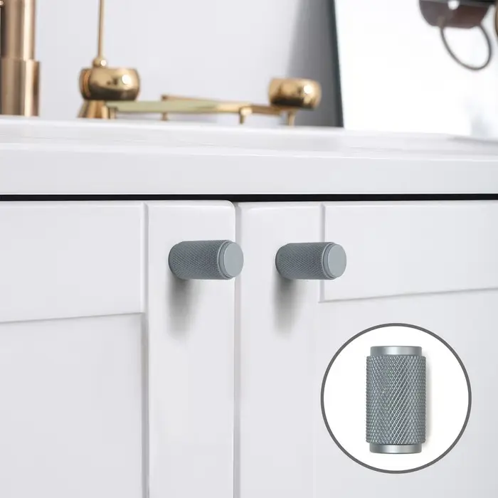 Ручка-кнопка CAPPIO PK331, d=28 мм, цвет графит