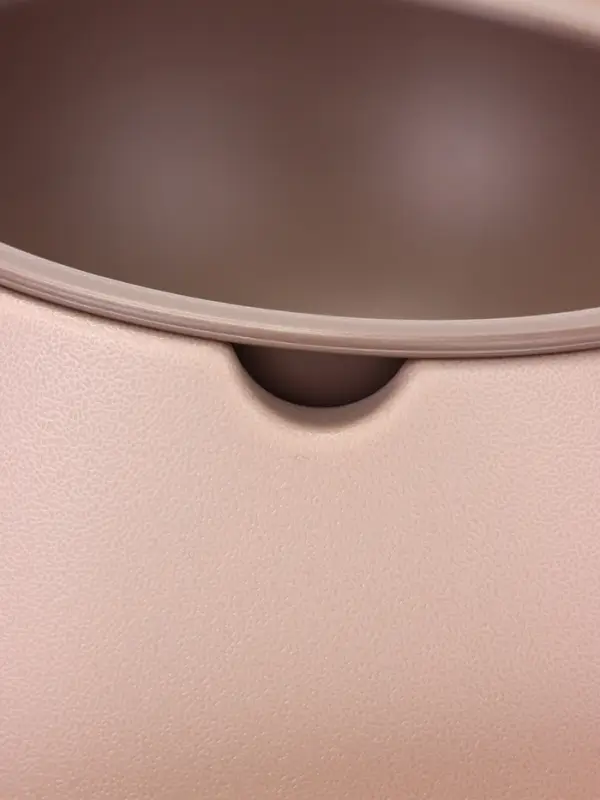 Миска для животных Дубль Мини  0,2 л , Soft-touch,каппучино