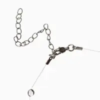 Браслет на леске "Капля росы", цвет былй в серебре