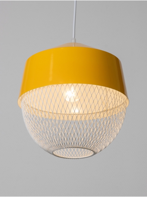 Светильник Lea 1х40Вт Е27 рапсово-жёлтый  26х26х32см