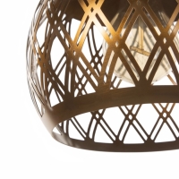 Светильник Paula 1х40Вт Е27 медь 20х20х25см