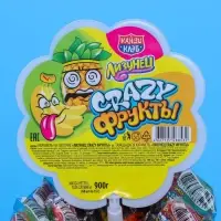 Карамель на палочке &laquo;Лизунец Crazy Фрукты&raquo; 15 г