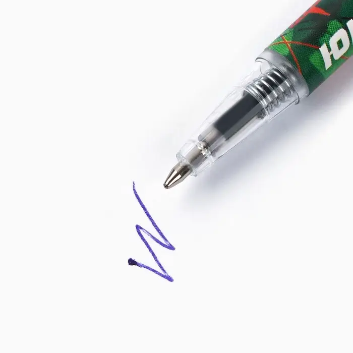 Ручка шариковая, мини автоматическая, синяя паста &laquo;Юный герой&raquo;