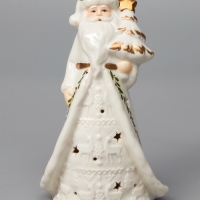 Светодиодная фигура "Дед Мороз в тулупе" 15.7х7.4х5.8, 1 LED, LR44x3(в компл.), Т/БЕЛЫЙ