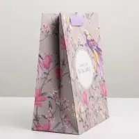 Пакет подарочный крафтовый, упаковка, &laquo;Чувство&raquo;, MS 18 х 23 х 10 см