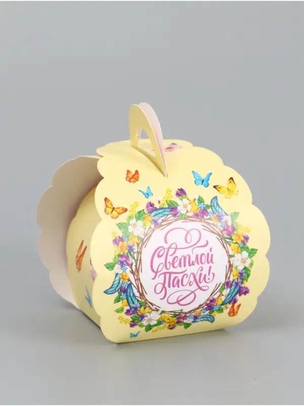 Коробочка подарочная для яйца &laquo;Со светлой Пасхой&raquo;