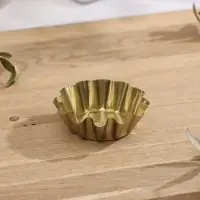 Форма для выпечки, h= 2,5 см, d=7,5 см, антипригарное покрытие, цвет бордовый