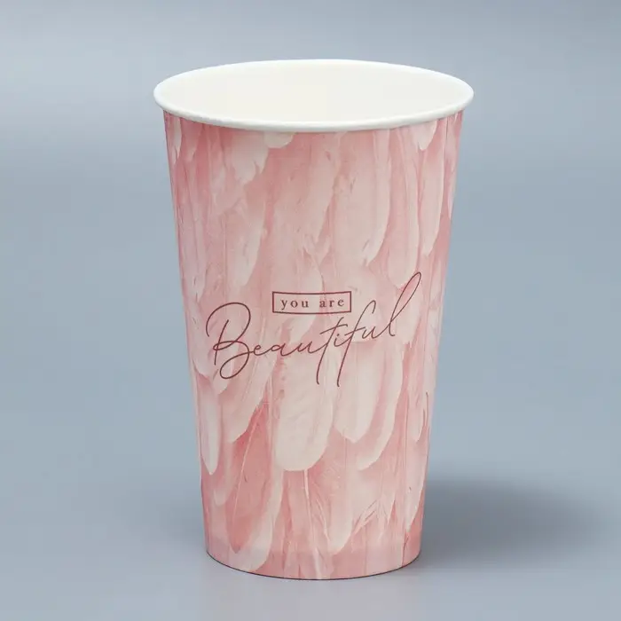 Стакан для цветов &laquo;Перья&raquo;, 350 мл