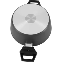 Кастрюля с крышкой 24 см Graphit-24C антипригарная 4,2 литра