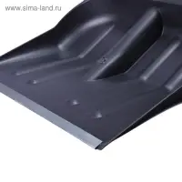 Ковш лопаты пластиковый, 360 &times; 410 мм, с оцинкованной планкой, тулейка 32 мм