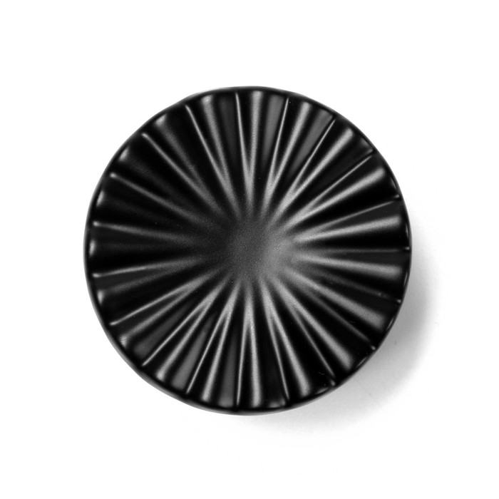 Ручка-кнопка CAPPIO, d=36 мм, цвет черный, 8 шт.