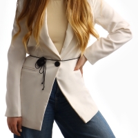 Портупея с кулоном &laquo;Сердечко&raquo; кожа, трансформер, чёрная, 150 см