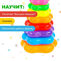 Пирамидка &laquo;Львёнок&raquo;, 8 колец