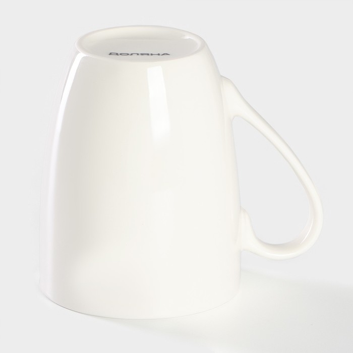 Кружка фарфоровая Доляна &laquo;Тигр&raquo;, 350 мл