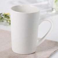 Кружка фарфоровая Доляна &laquo;Баночка любви&raquo;, 380 мл, цвет белый