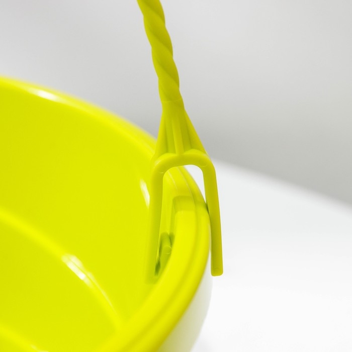 Кашпо для цветов подвесное с прикорневым поливом &laquo;Мальва&raquo;, 4,7 л, цвет фисташковый