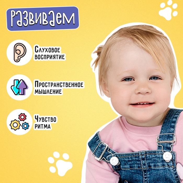 Развивающий набор &laquo;Звонкие зверушки&raquo;, 3+