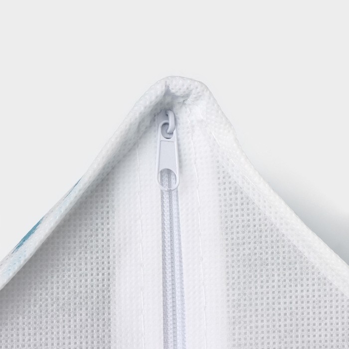 Органайзер для хранения белья Доляна &laquo;Лагуна&raquo;, 18 ячеек, 35&times;30&times;12 см, цвет бирюзовый