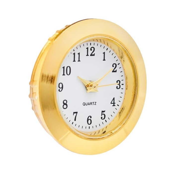 Циферблат для наручных часов, d-2.5 см, LQ377А, дискретный ход, золото