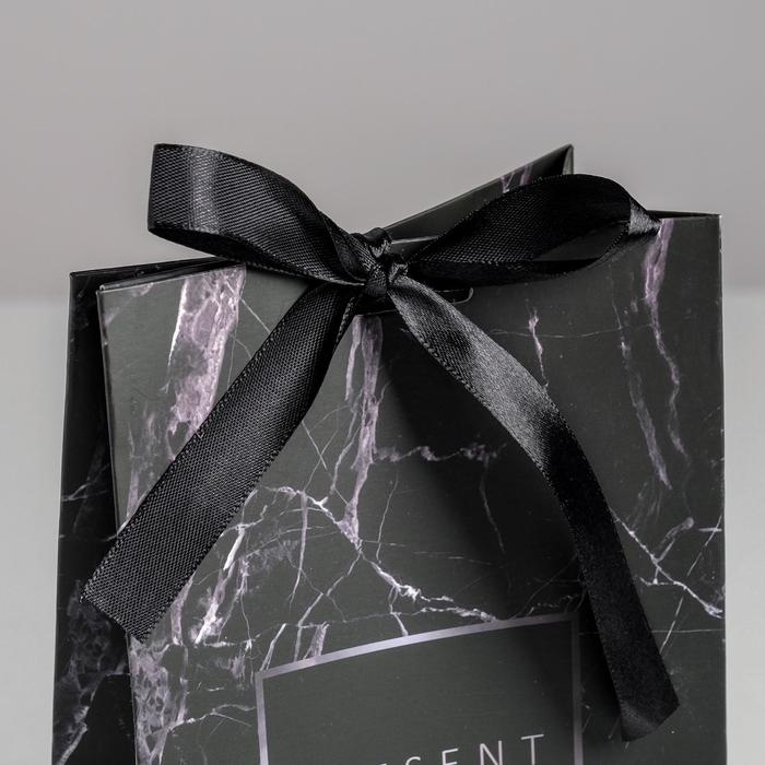 Пакет подарочный с лентой, упаковка, &laquo;Для тебя&raquo;, 13 х 23 х 7 см