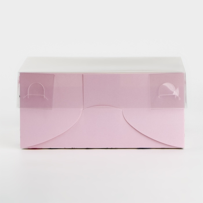 Коробка для капкейков, кондитерская упаковка, 4 ячейки &laquo;Сладкий момент&raquo;, 16 х 16 х 7.5 см