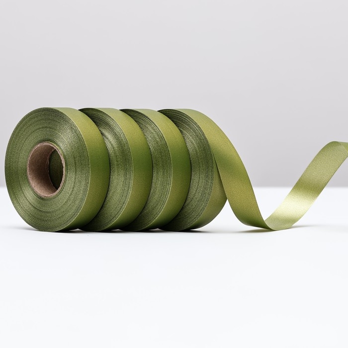 Лента полипропиленовая "Matte" для декора и подарков, хаки, 2 см х 50 м