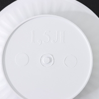 Горшок с поддоном &laquo;Ангара&raquo;, 1.5 л, белый