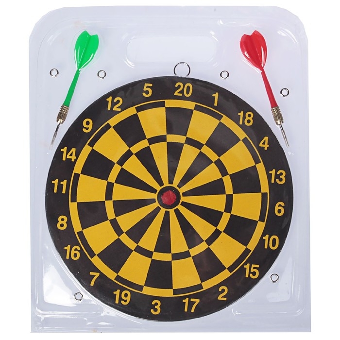 Дартс, мишень диаметром 22 см, 2 дротика
