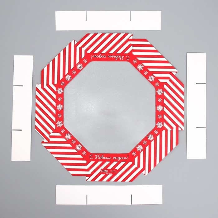 Коробка складная &laquo;С Новым годом!&raquo;, 29 х 29 х 5 см, Новый год