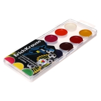 Акварель 12 цветов, ErichKrause Sport DNA, без кисти, пластиковая коробка, европодвес