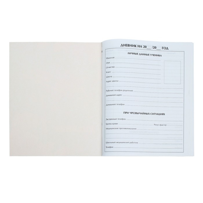 Дневник универсальный для 1-11 классов, "Гимн РФ 2", мягкая обложка, 40 листов