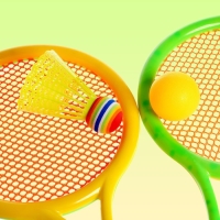 Набор ракеток &laquo;Отбей мяч&raquo;: 2 ракетки, 1 мяч, 1 волан