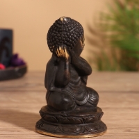 Сувенир бронза "Будда" 6х6х11 см