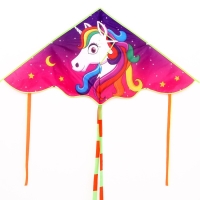 Воздушный змей &laquo;Единорог&raquo; с леской