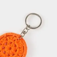 Брелок "Ловец снов" 19 см, цв. оранжевый