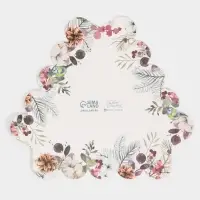 Коробка для кондитерских изделий с пластиковой крышкой &laquo;Акварель&raquo;, 18 х 18 х 4 см