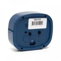 Будильник "Пингвин", плавный ход, 12,5 х 10,5 см, синий