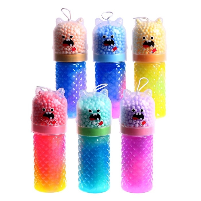 Лизун - слайм &laquo;Зверёк&raquo;, цвета МИКС