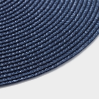 Салфетка сервировочная на стол Доляна &laquo;Лофт&raquo;, d=38 см, цвет синий