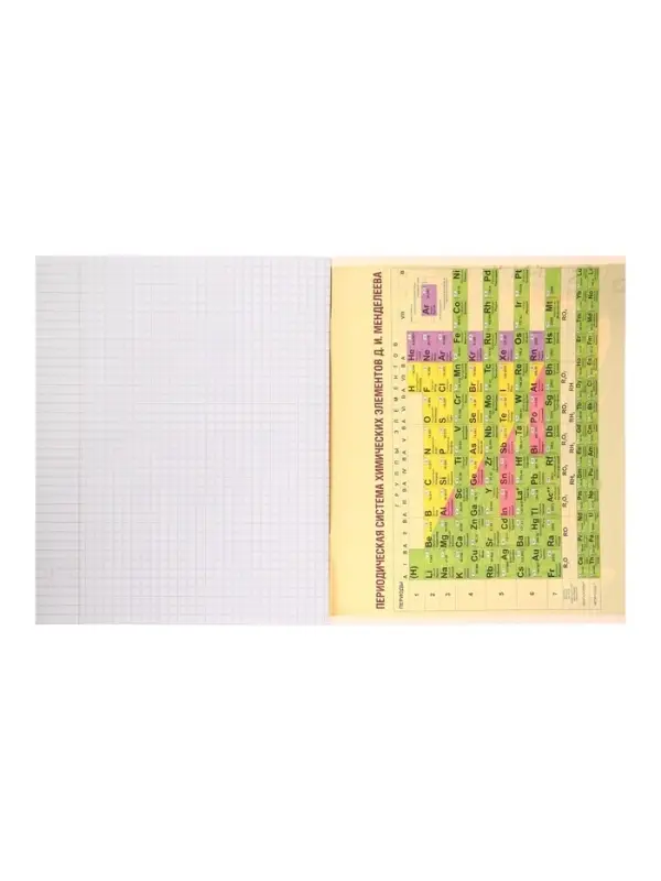 Тетрадь предметная 48 листов в клетку, Calligrata &laquo;Доска. Химия&raquo;, обложка мелованный картон